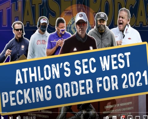Athlon's SEC West Pecking Order for 2021