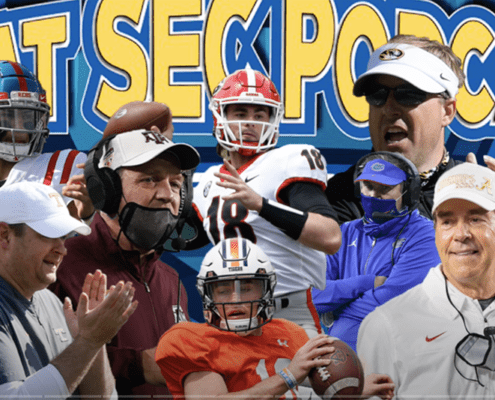 That SEC Football Podcast- Win total confidence levels, Sam Pittman makes hires, Eli Drinkwitz jokes