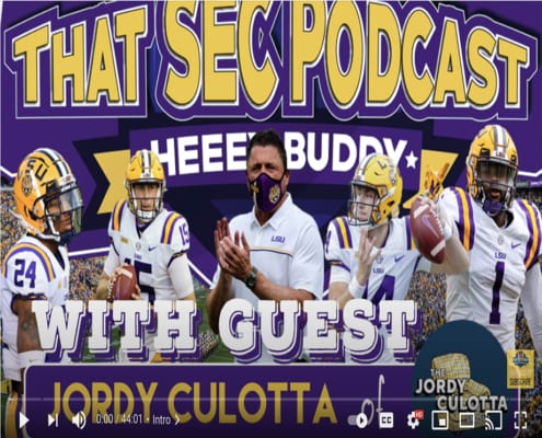 That SEC Podcast with guest Jordy Culotta